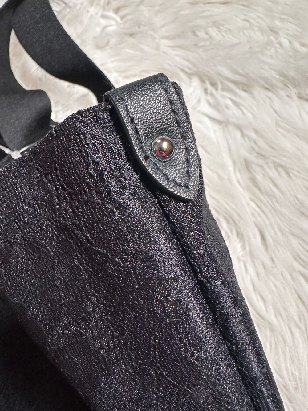 VS • Lace and Rhinestone Snap Closure Tote - Picture 11 of 17